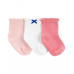 CARTER'S Ponožky Pink Mix holka 3ks 0-3m