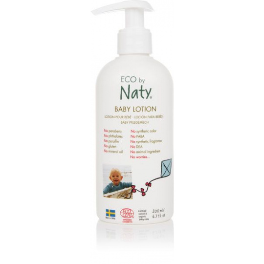 Mléko dětské tělové Babycare 200ml Naty Nature