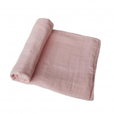 MUSHIE Mušelínová zavinovačka z organické bavlny Rose Vanilla MUSHIE Mušelínová zavinovačka z organické bavlny Rose Vanilla