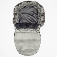 Zimní fusak New Baby Lux Fleece grey