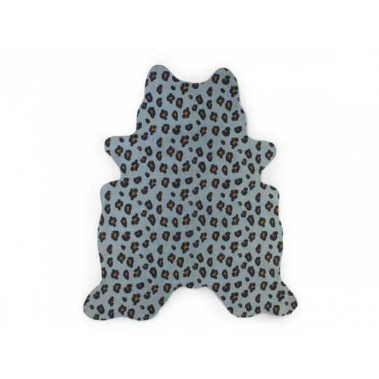 Koberec Leopard modrý 145x160 cm