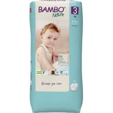 BAMBO Nature Pleny jednorázové 3 M (4-8 kg) 52 ks