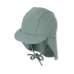 STERNTALER Kšiltovka do vody s ochranou krku na zavazování zelená uni- 47 cm 9-12 m