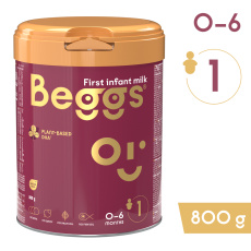 BEGGS 1 Mléko počáteční 800 g 0m+ BEGGS 1 Mléko počáteční 800 g 0m+