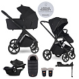 EASYWALKER Set kočárek 4v1 Zoey Go Pure Black XL + CBX Aton B2 i-Size + CYBEX Base One