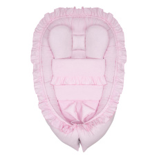 Hnízdečko s peřinkou pro miminko Belisima Jasmine pink Hnízdečko s peřinkou pro miminko Belisima Jasmine pink