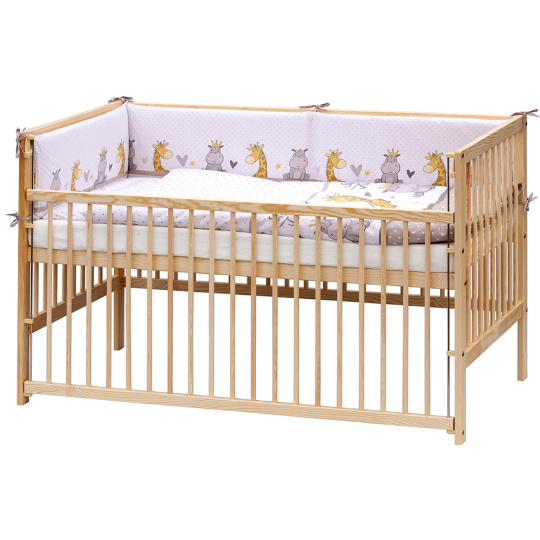 Scarlett Dětská postýlka s kompletní výbavou Scarlett 140 x 70 cm - Nebula - béžová Scarlett Dětská postýlka s kompletní výbavou Scarlett 140 x 70 cm - Nebula - béžová