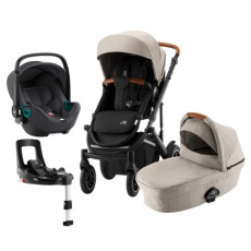 BRITAX RÖMER Set kočárek Smile III + hluboká korba + autosedačka Baby Safe iSense + báze BRITAX RÖMER Set kočárek Smile III + hluboká korba + autosedačka Baby Safe iSense + báze