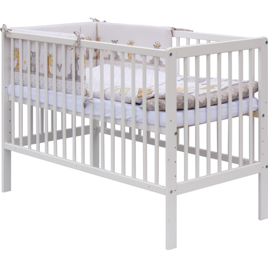 Scarlett Dětská postýlka s kompletní výbavou Scarlett 120 x 60 cm - Nebula - béžová Scarlett Dětská postýlka s kompletní výbavou Scarlett 120 x 60 cm - Nebula - béžová