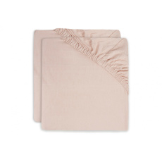 Prostěradlo napínací 40/50 x 80/90 cm 2 ks Pale Pink Prostěradlo napínací 40/50 x 80/90 cm 2 ks Pale Pink