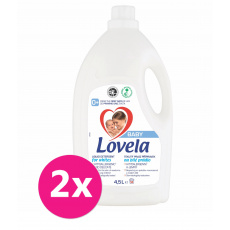2x LOVELA Baby tekutý prací přípravek na bílé prádlo 4,5 l / 50 pracích dávek 2x LOVELA Baby tekutý prací přípravek na bílé prádlo 4,5 l / 50 pracích dávek