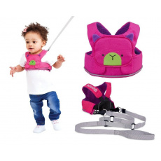 TRUNKI Popruhy bezpečnostní polstrované růžové 6m+ TRUNKI Popruhy bezpečnostní polstrované růžové 6m+