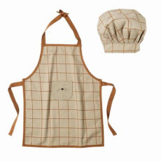 NUUROO Elliot Kuchařský set zástěra a čepice Cobblestone NUUROO Elliot Kuchařský set zástěra a čepice Cobblestone