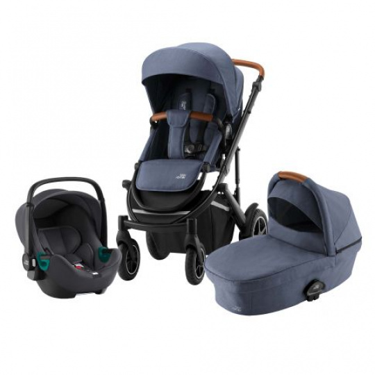 BRITAX  RÖMER   Set kočárek Smile III + hluboká korba + autosedačka Baby Safe 3 i-Size 