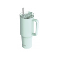Nerezový termohrnek s brčkem Stream Turquoise 1200 ml