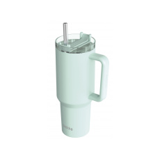 Nerezový termohrnek s brčkem Stream Turquoise 1200 ml