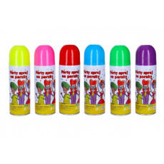 Sprej barevný na paruky smývatelný 17cm 140 ml 6 barev karneval Sprej barevný na paruky smývatelný 17cm 140 ml 6 barev karneval