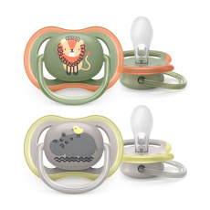 Philips AVENT Šidítko Ultra air Obrázek 6-18m chlapec (lev), 2 ks Philips AVENT Šidítko Ultra air Obrázek 6-18m chlapec (lev), 2 ks