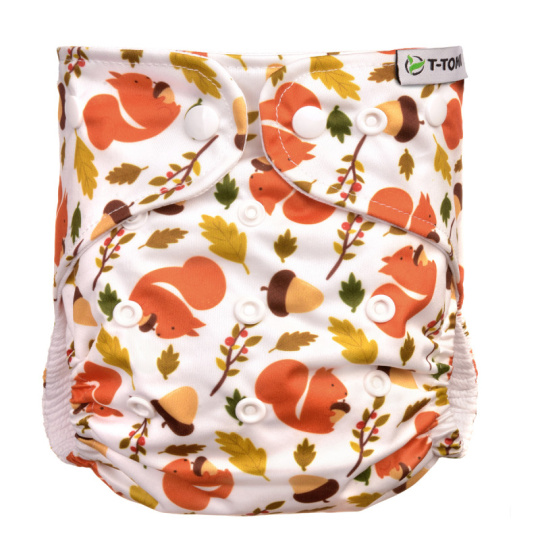 T-TOMI Plena kapsová, typ AIO - patentky, 4-15kg, Squirells