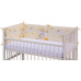 Scarlett Mantinel do postýlky 4dílný - Scarlett Mráček - 180 x 30 cm - béžový