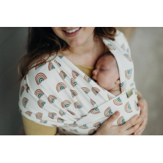 BOBA Nosič dětí / šátek Wrap Serenity Rainbows BOBA Nosič dětí / šátek Wrap Serenity Rainbows