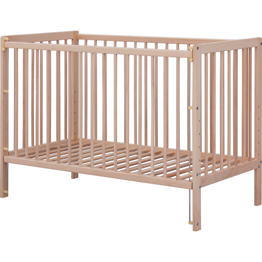 Scarlett Dětská postýlka Scarlett Fira - ECO přírodní (buk) - stahovací bočnice - 120 x 60 cm Scarlett Dětská postýlka Scarlett Fira - ECO přírodní (buk) - stahovací bočnice - 120 x 60 cm