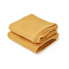NUUROO Bao Mušelínové plenky Solid 2 ks Golden Yellow NUUROO Bao Mušelínové plenky Solid 2 ks Golden Yellow