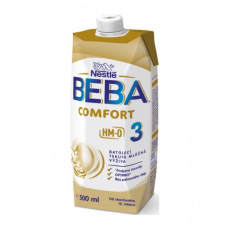 BEBA COMFORT 3 HM-O, Tekutá batolecí mléčná výživa 12+, tetra pack, 500 ml BEBA COMFORT 3 HM-O, Tekutá batolecí mléčná výživa 12+, tetra pack, 500 ml