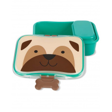 SKIP HOP Zoo Krabička na svačinu 700ml Mopslík 3+ SKIP HOP Zoo Krabička na svačinu 700ml Mopslík 3+