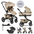 EASYWALKER SET Kočárek 4v1 Jimmey Sand Taupe LITE RWS + CYBEX Aton B2 i-Size