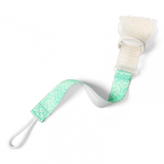 BABYONO Klip na dudlík zelený 0m+ BABYONO Klip na dudlík zelený 0m+