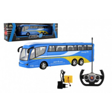 Autobus RC plast 33cm 27MHz + dobíjecí pack se světlem v krabici 46x14x14cm Autobus RC plast 33cm 27MHz + dobíjecí pack se světlem v krabici 46x14x14cm