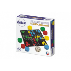 Člověče, nezlob se magnetické dřevo společenská hra v krabičce 20x20x4cm Člověče, nezlob se magnetické dřevo společenská hra v krabičce 20x20x4cm