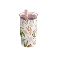 Nerezový termohrnek s brčkem Mist Falling Leaves 720 ml