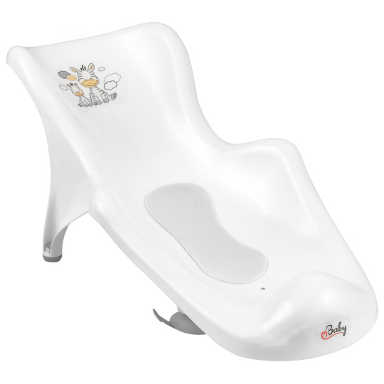 MALTEX Lehátko do vany s protiskluzovou podložkou Zebra - White