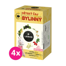 4x LEROS Čaj dětský bylinný 20x1,8g