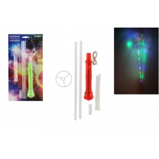 Balónek nafukovací s led páskem s hůlkou 4 barvy svítící na baterie na kartě 18x35x7cm Balónek nafukovací s led páskem s hůlkou 4 barvy svítící na baterie na kartě 18x35x7cm