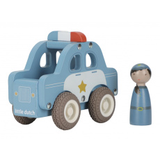 Policejní auto dřevěné