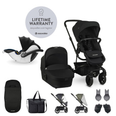 EASYWALKER Set 3XL kočárek kombinovaný Harvey3 Shadow Black/Mountain Blue s příslušenstvím EASYWALKER Set 3XL kočárek kombinovaný Harvey3 Shadow Black/Mountain Blue s příslušenstvím