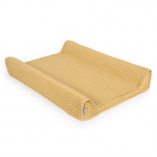 CEBA Potah na přebalovací podložku Waffle Line (50x70) Cream Gold Ceba CEBA Potah na přebalovací podložku Waffle Line (50x70) Cream Gold Ceba