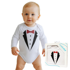 Body s potiskem New Baby smoking - dárkové balení Body s potiskem New Baby smoking - dárkové balení