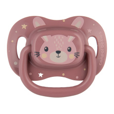 CANPOL BABIES Dudlík silikonový symetrický Cute animals 18m+ 1ks růžový CANPOL BABIES Dudlík silikonový symetrický Cute animals 18m+ 1ks růžový