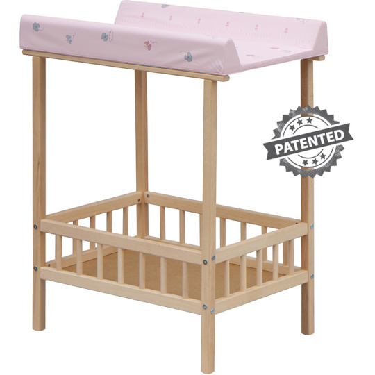 Scarlett Přebalovací pult Scarlett Pája ECO - Slon - růžový Scarlett Přebalovací pult Scarlett Pája ECO - Slon - růžový