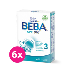 6x BEBA OPTIPRO® 3 Mléko batolecí, 500 g 6x BEBA OPTIPRO® 3 Mléko batolecí, 500 g