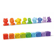 BRIGHT STARTS Hračka multisenzorická kostky set Cubes & Cuties™ 18ks, 3m+ BRIGHT STARTS Hračka multisenzorická kostky set Cubes & Cuties™ 18ks, 3m+