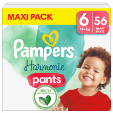 PAMPERS Kalhotky plenkové Harmonie Pants vel. 6 (56 ks) 15+ kg