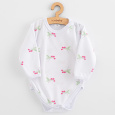 Kojenecké celorozepínací body New Baby Classic II raspberry