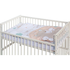 Scarlett Dětská postýlka s kompletní výbavou Scarlett 120 x 60 cm - Eri