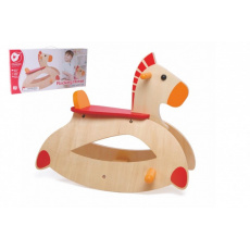 Kůň houpací dřevěný výška sedla 30cm nosnost 50kg v krabici 60x30x7cm 12m+ Kůň houpací dřevěný výška sedla 30cm nosnost 50kg v krabici 60x30x7cm 12m+