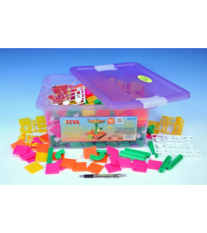 Stavebnice Seva Přijela pouť Jumbo 1486ks v plastovém boxu 39x17x30cm Stavebnice Seva Přijela pouť Jumbo 1486ks v plastovém boxu 39x17x30cm